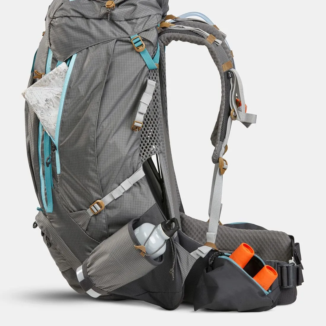 Sac à dos de trekking femme 55 10 l - mt500 air
