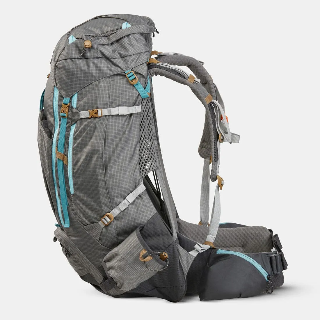 Sac à dos de trekking femme 55 10 l - mt500 air