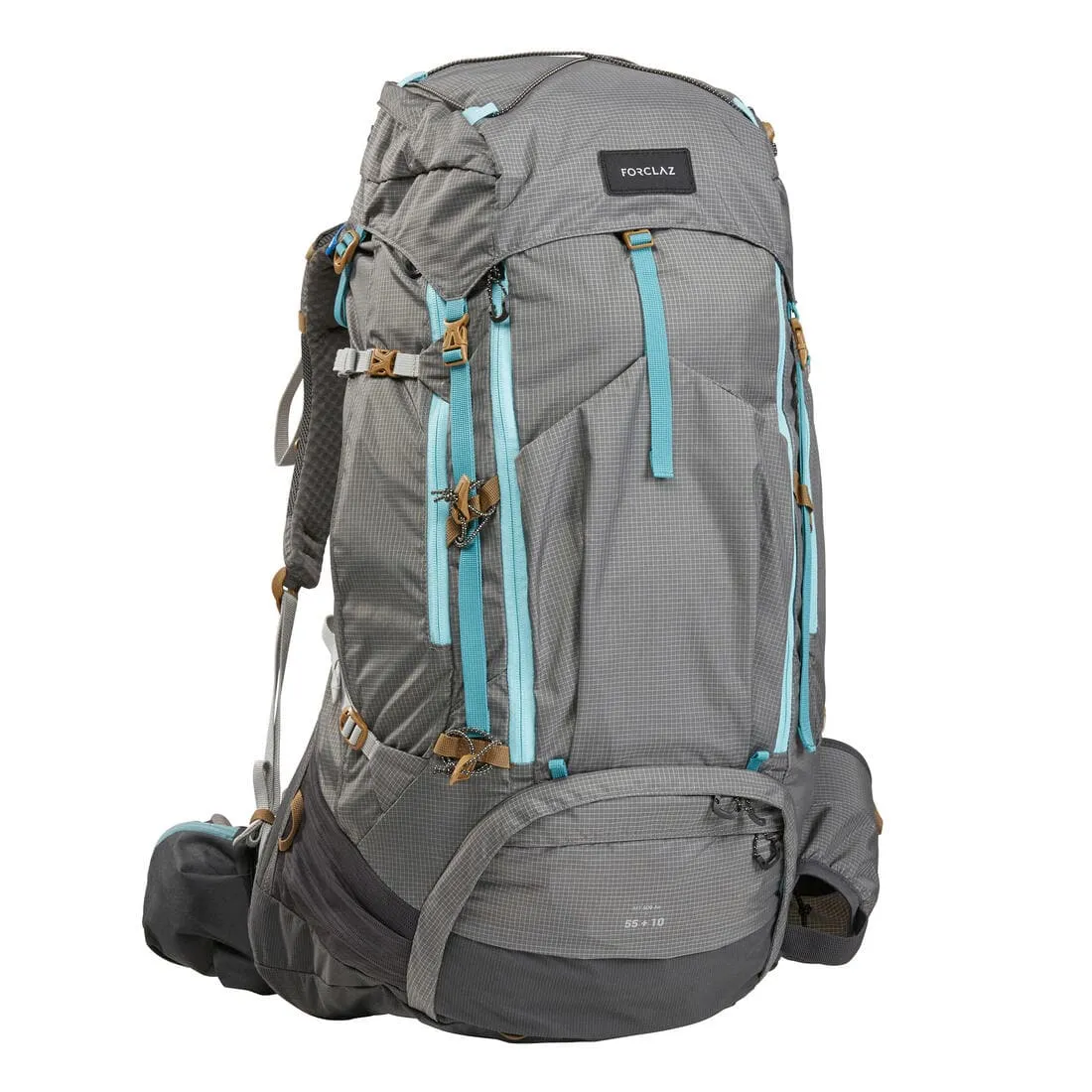 Sac à dos de trekking femme 55 10 l - mt500 air
