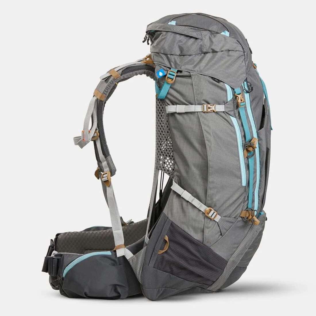 Sac à dos de trekking femme 55 10 l - mt500 air