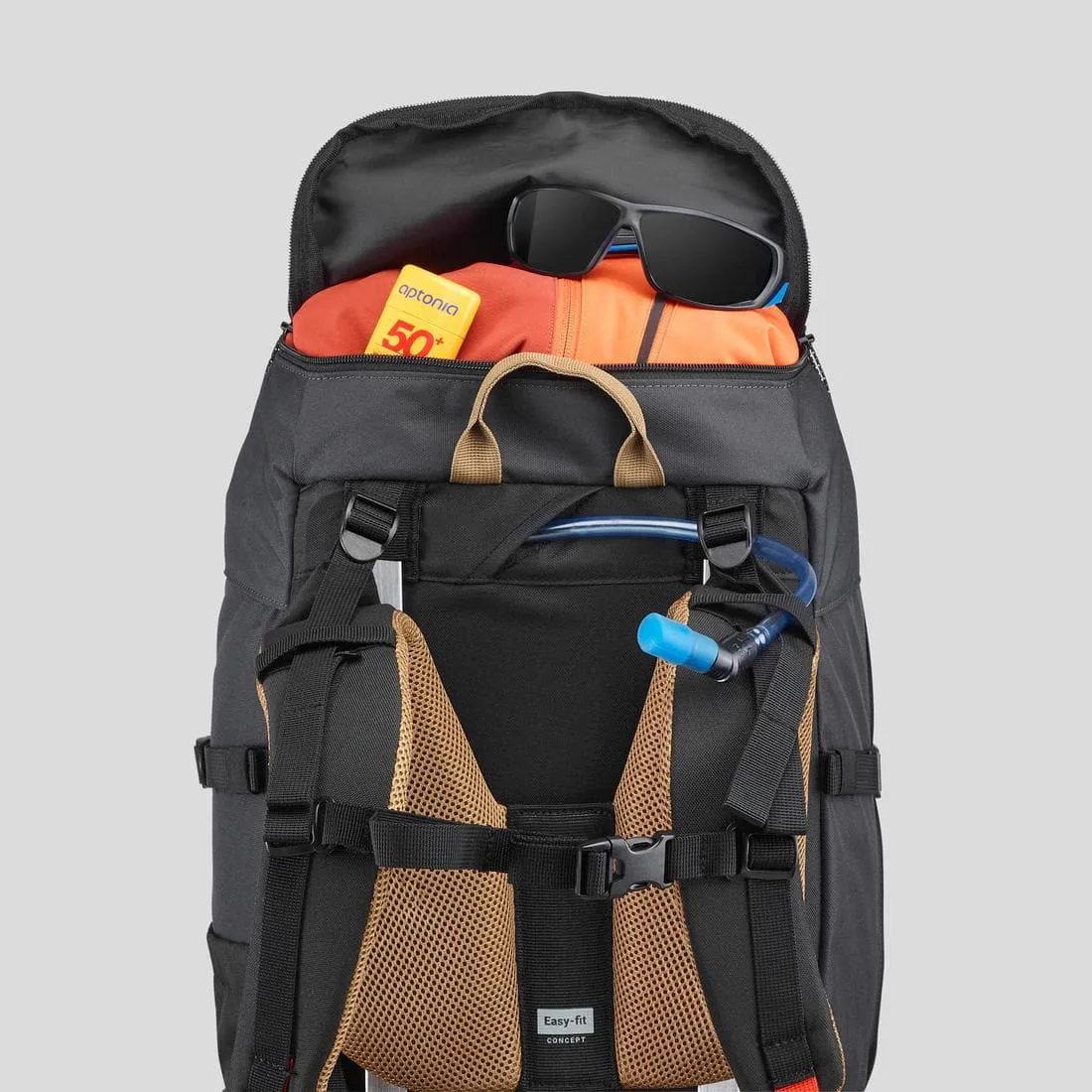 Sac à dos de trekking homme 50 l - mt100 easyfit