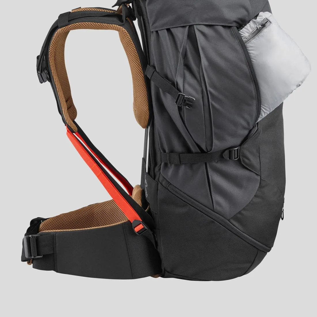 Sac à dos de trekking homme 50 l - mt100 easyfit