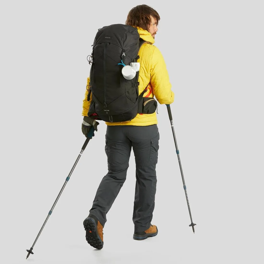 Sac à dos de trekking homme 50 l - mt100 easyfit