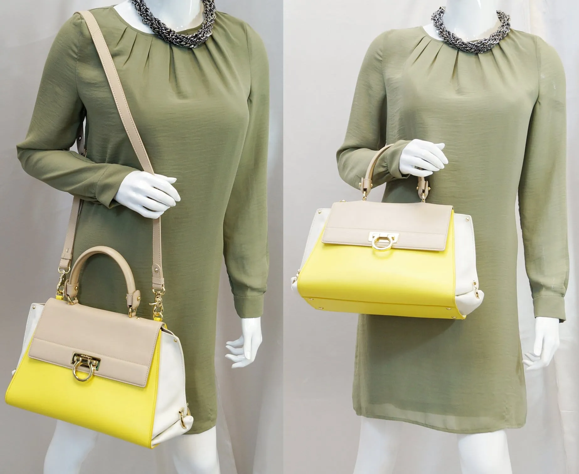 Salvatore Ferragamo Large Sofia Top Handle Bag - Sale