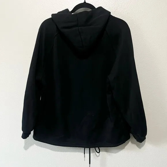 SAVAGE X FENTY- Black Slouchy Oversized Casual Hoodie Size S
