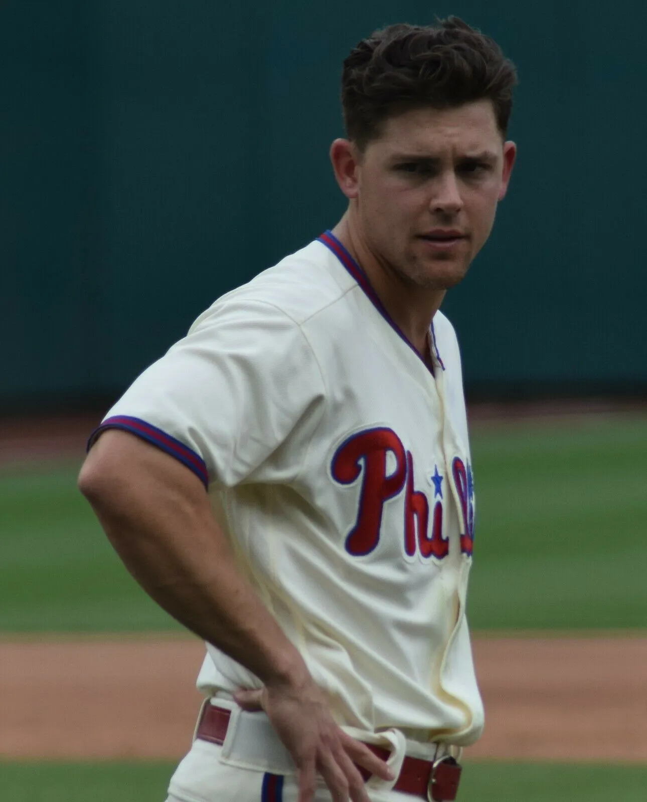 Scott Kingery Signed Phillies 2019 Player's Weekend Jetpax Jersey (JSA COA)