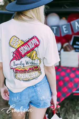Sigma Kappa Kook Out Family Weekend Tee