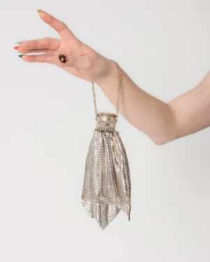 Silver Whiting & Davis Art Deco Handbag