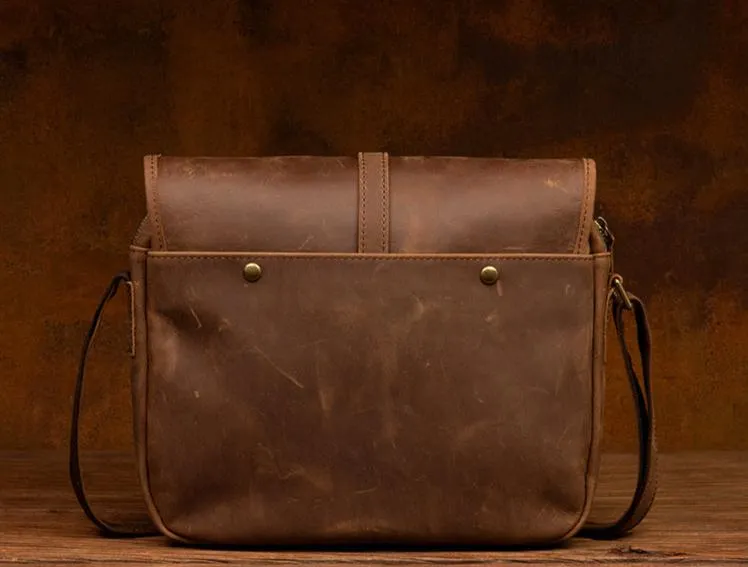 Sleek & Stylish Genuine Leather Crossbody Shoulder Bag for Men