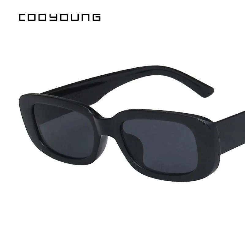 Small Rectangle Sunglasses Women Vintage Square Sun Glasses Shades Female