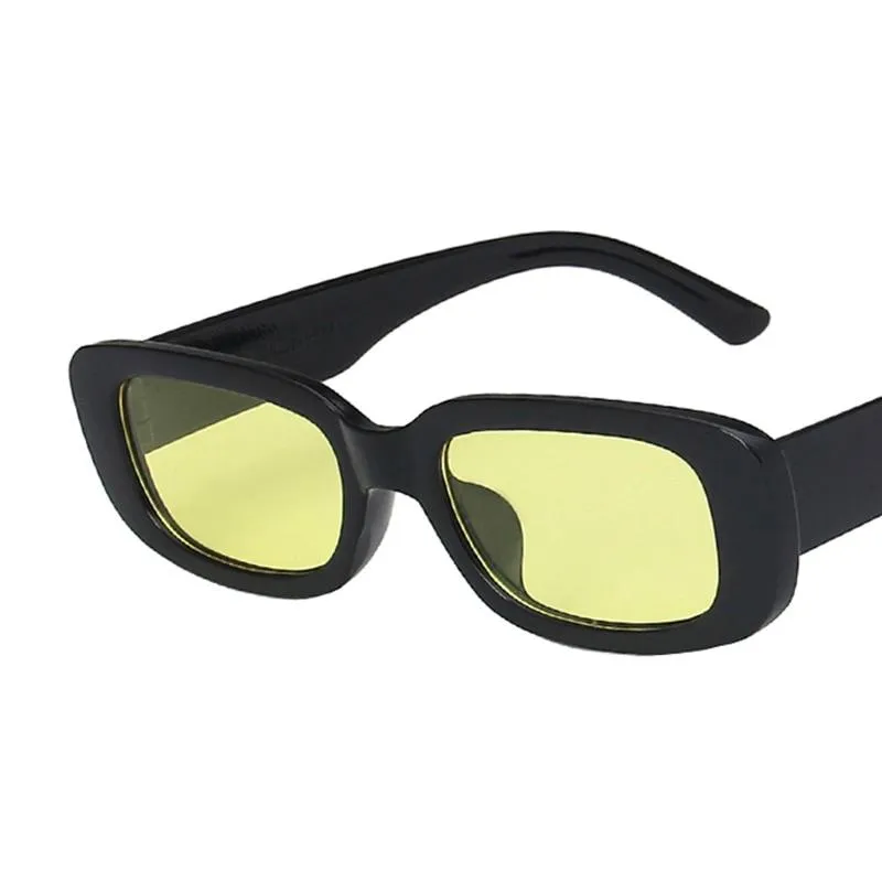 Small Rectangle Sunglasses Women Vintage Square Sun Glasses Shades Female