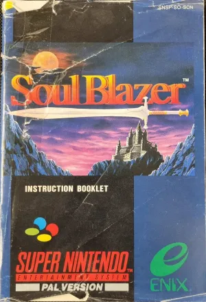 Soul Blazer manual (SCN) (Kosmetiske fejl)