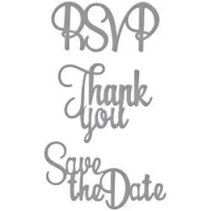 Spellbinders [Designer Series Wedding Collection] - Inviting Words