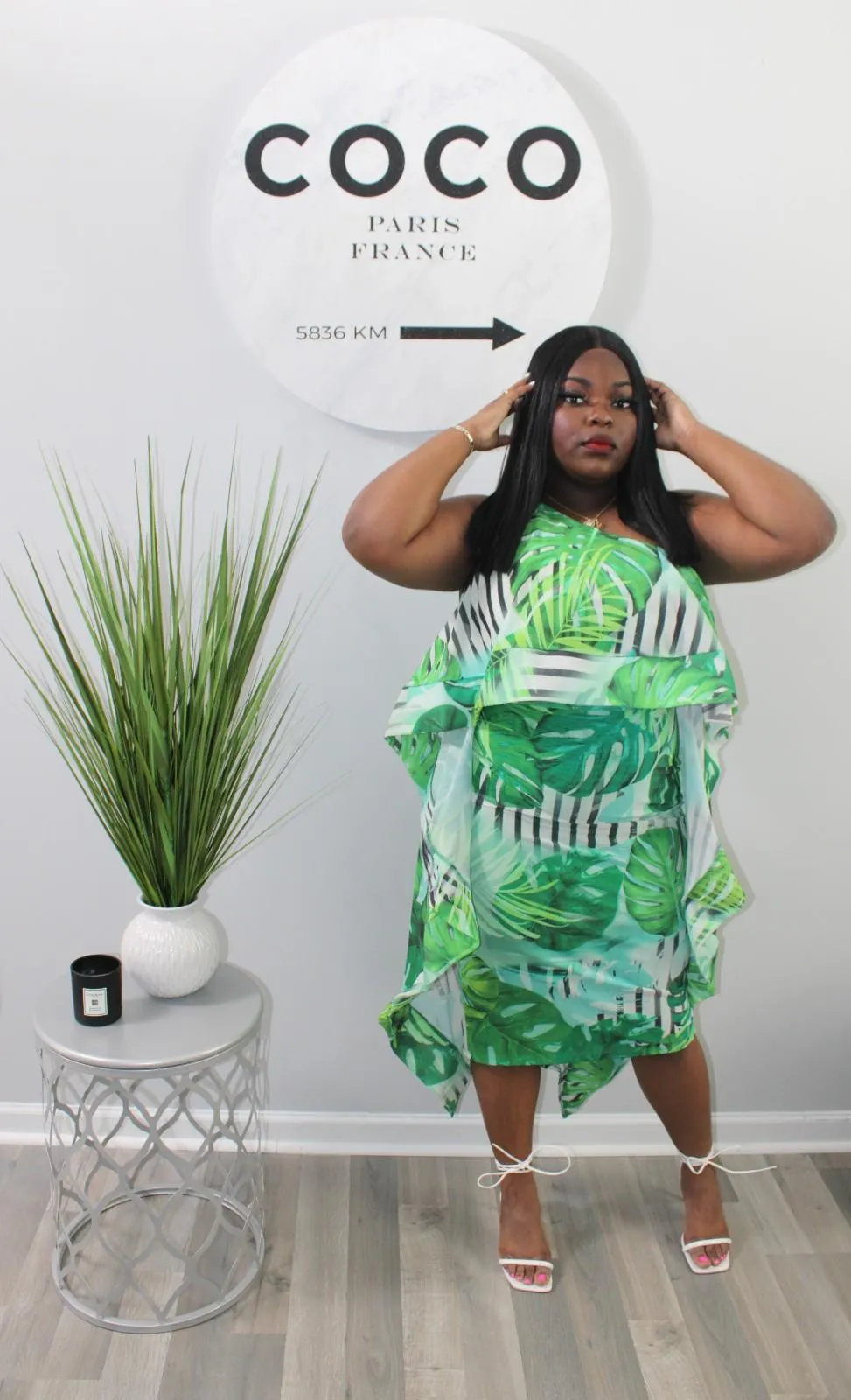 Strike'em Cape Dress