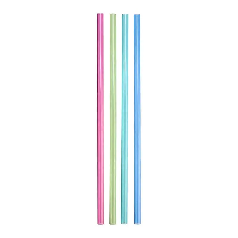 Summer Multi 30oz Tumbler Straw Set 4 Pack