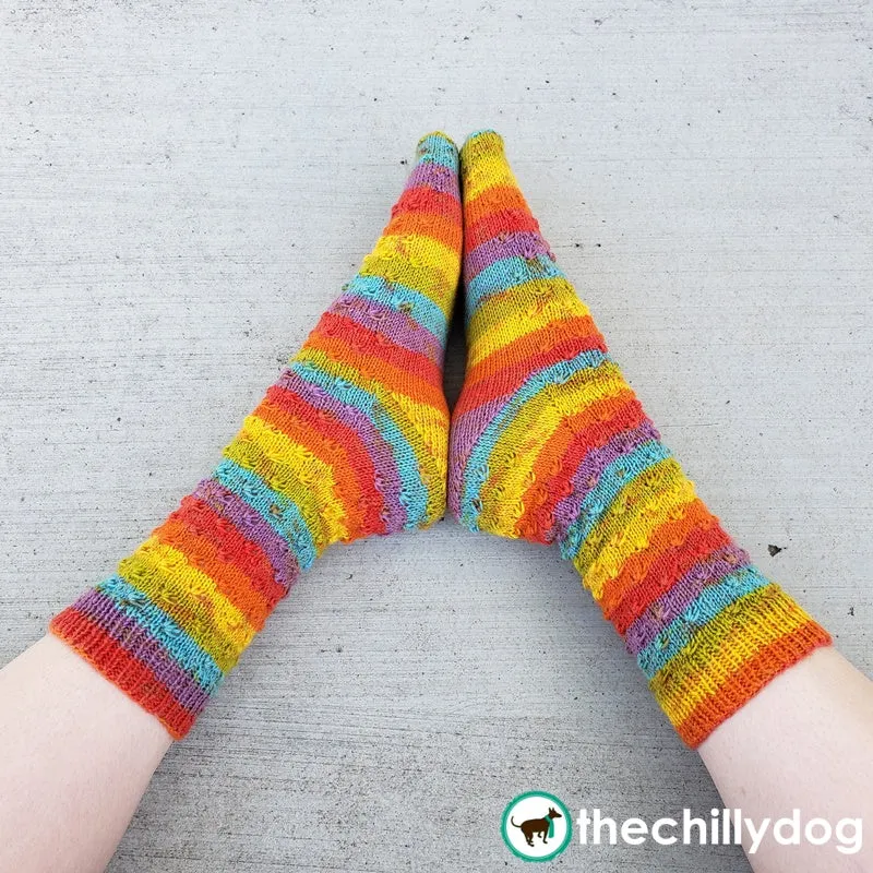 Sundog Socks: Knitting Pattern PDF