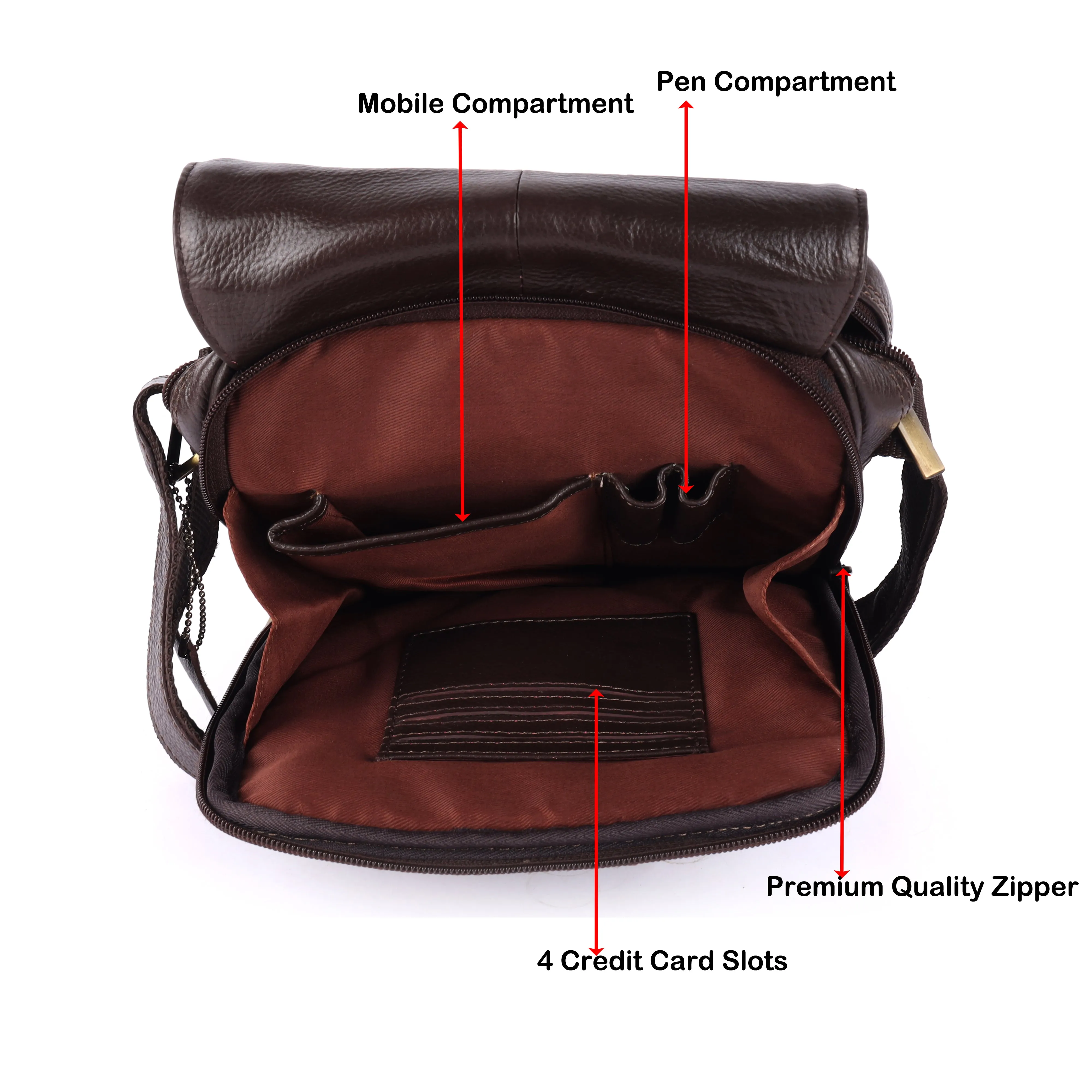 Sushi Leather Crossbody/Messenger Bag #2353