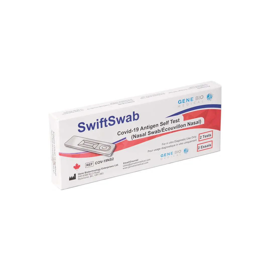 *SwiftSwab Rapid COVID-19 Antigen Test Kit (2PC)