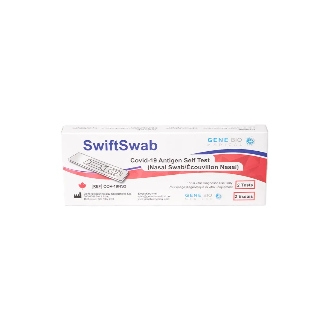 *SwiftSwab Rapid COVID-19 Antigen Test Kit (2PC)