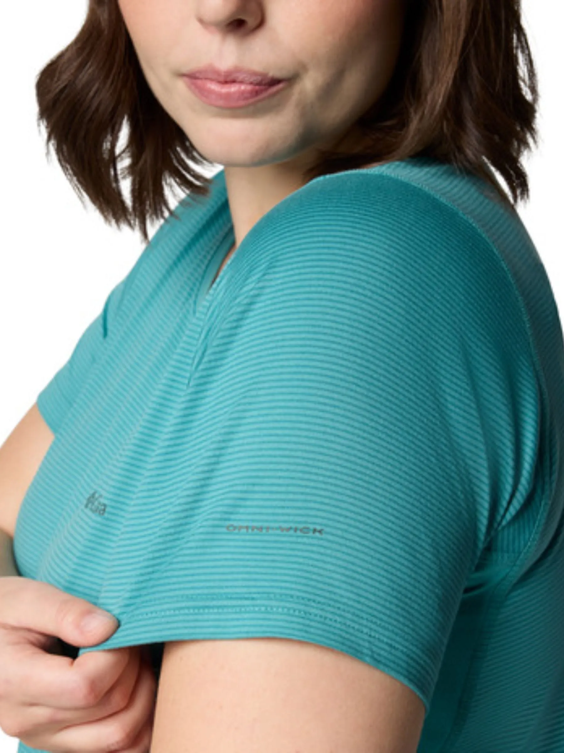 T-Shirt Weekend Ascent Taille Plus - Teal