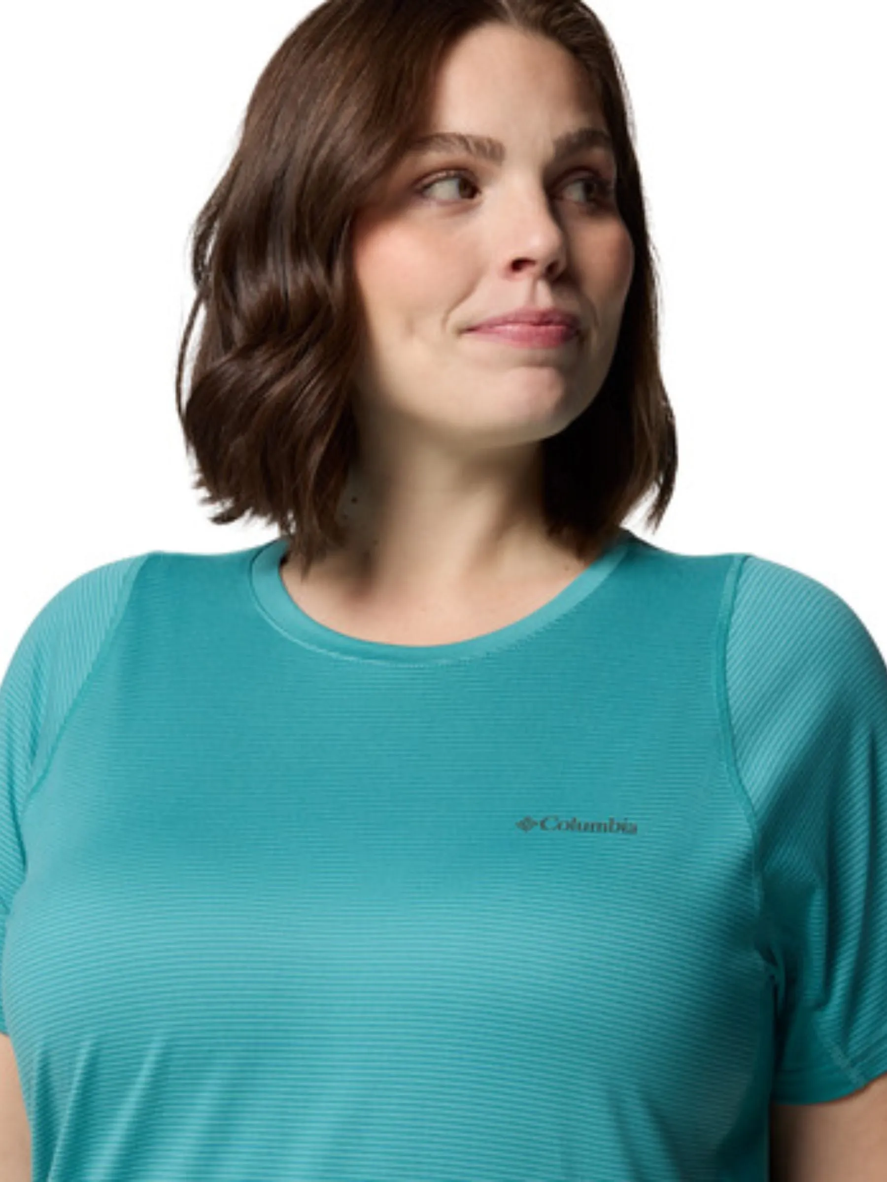 T-Shirt Weekend Ascent Taille Plus - Teal