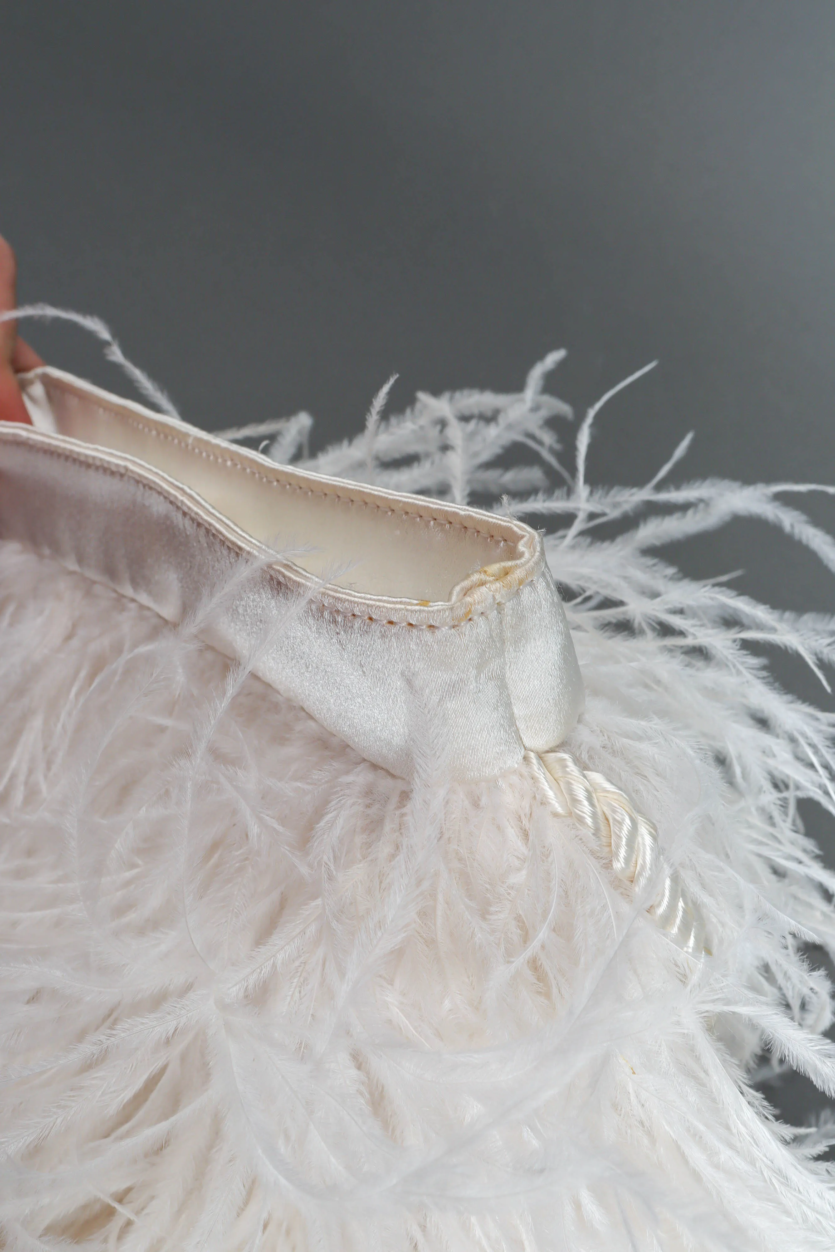 Tassel & Feather Pouch Bag