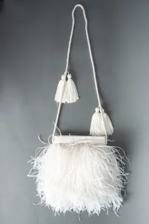 Tassel & Feather Pouch Bag