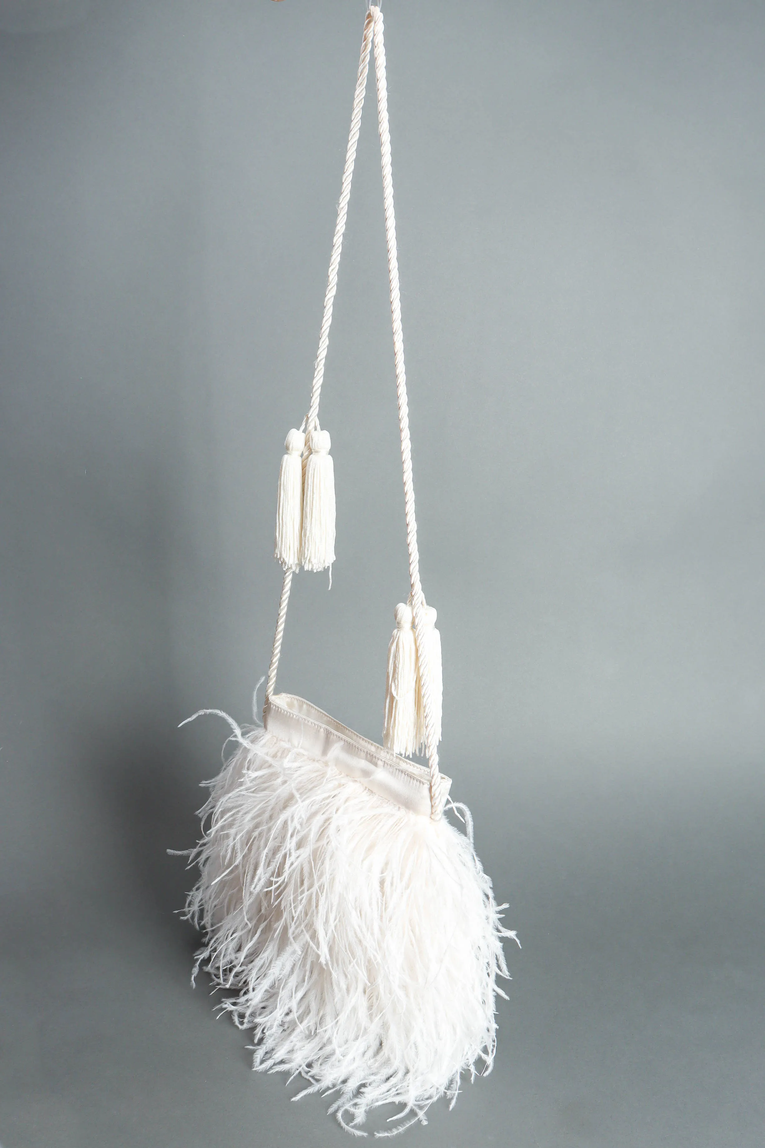 Tassel & Feather Pouch Bag