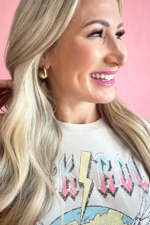 Teardrop Post Earrings