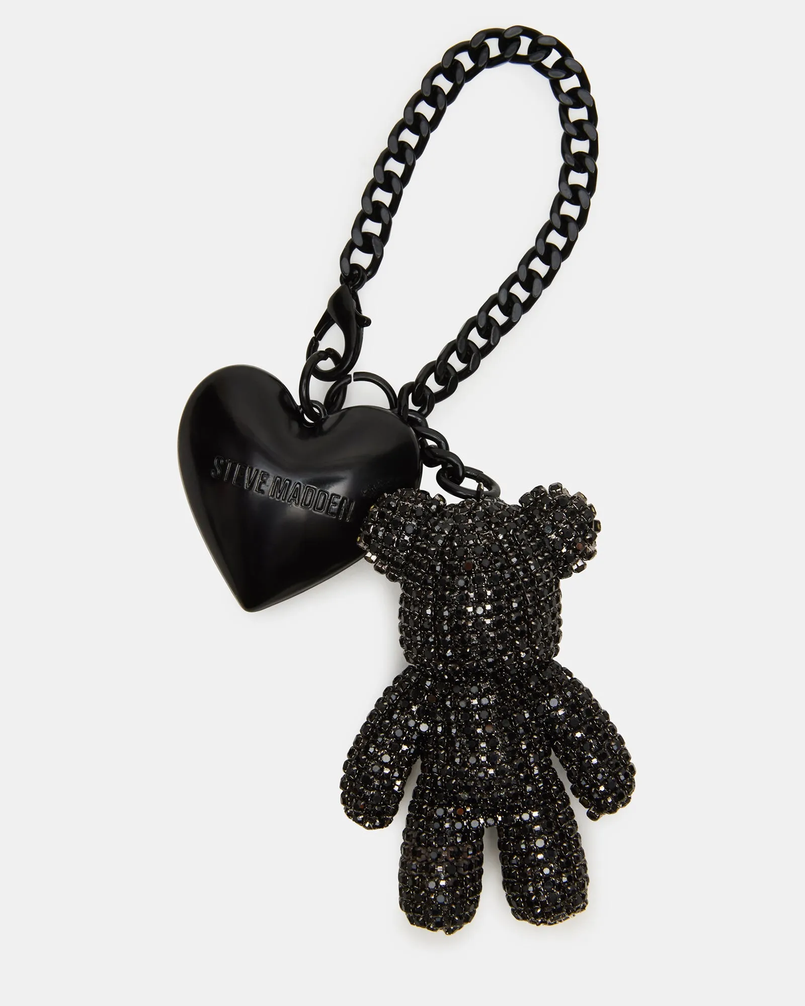 TEDDY BAG CHARM BLACK