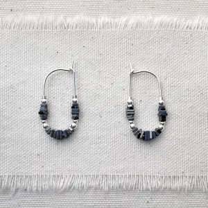 TESSÉRA Oblong Bead Hoops