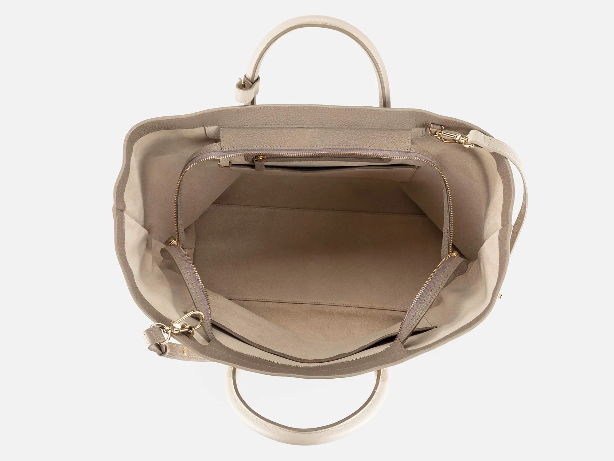 Thalia Handbag, Crema