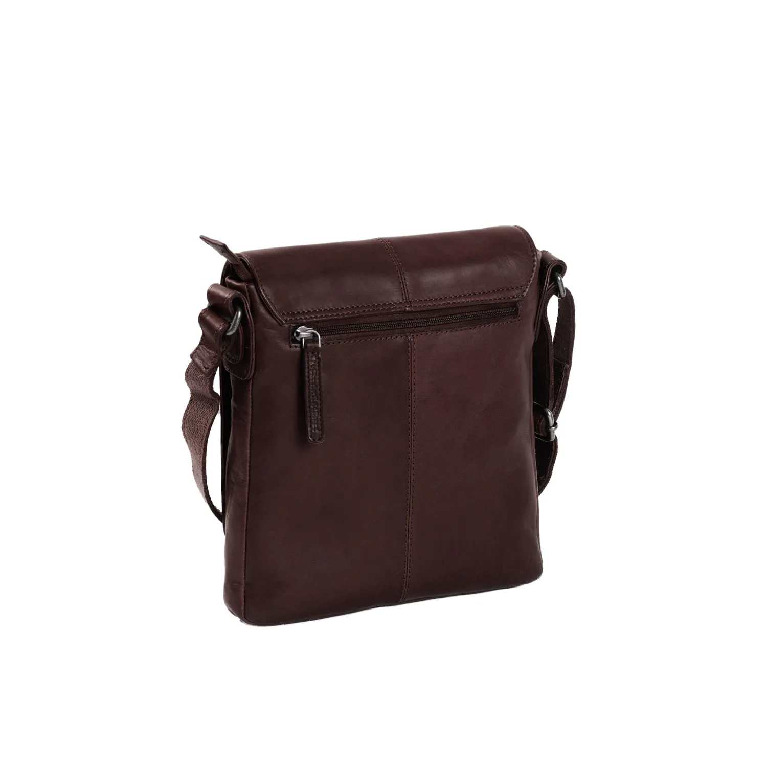 The Chesterfield Brand-Bodin Flapover Bag Medium – Brown C48062101