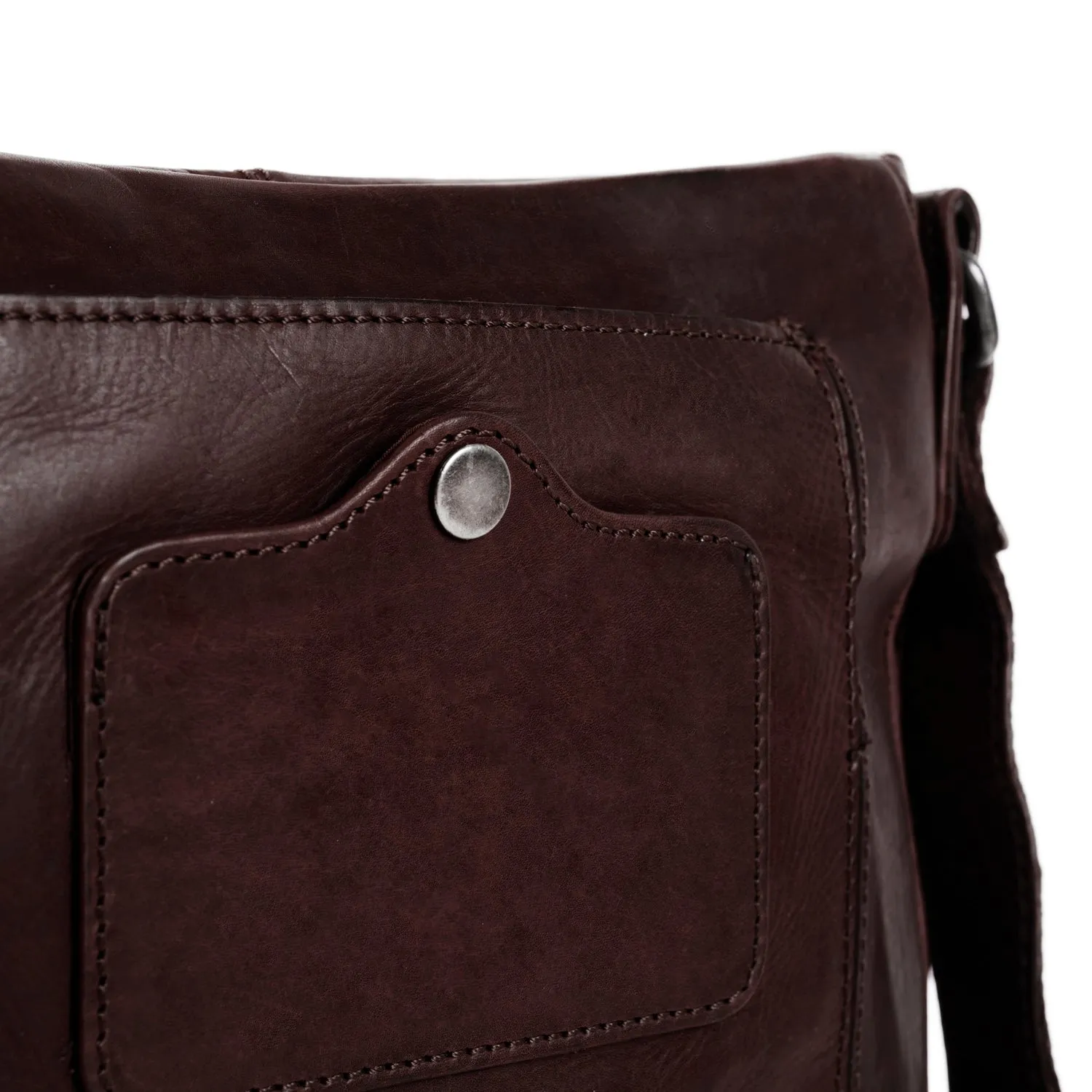 The Chesterfield Brand-Bodin Flapover Bag Medium – Brown C48062101
