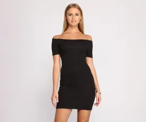 The Every Day Charming Knit Mini Dress