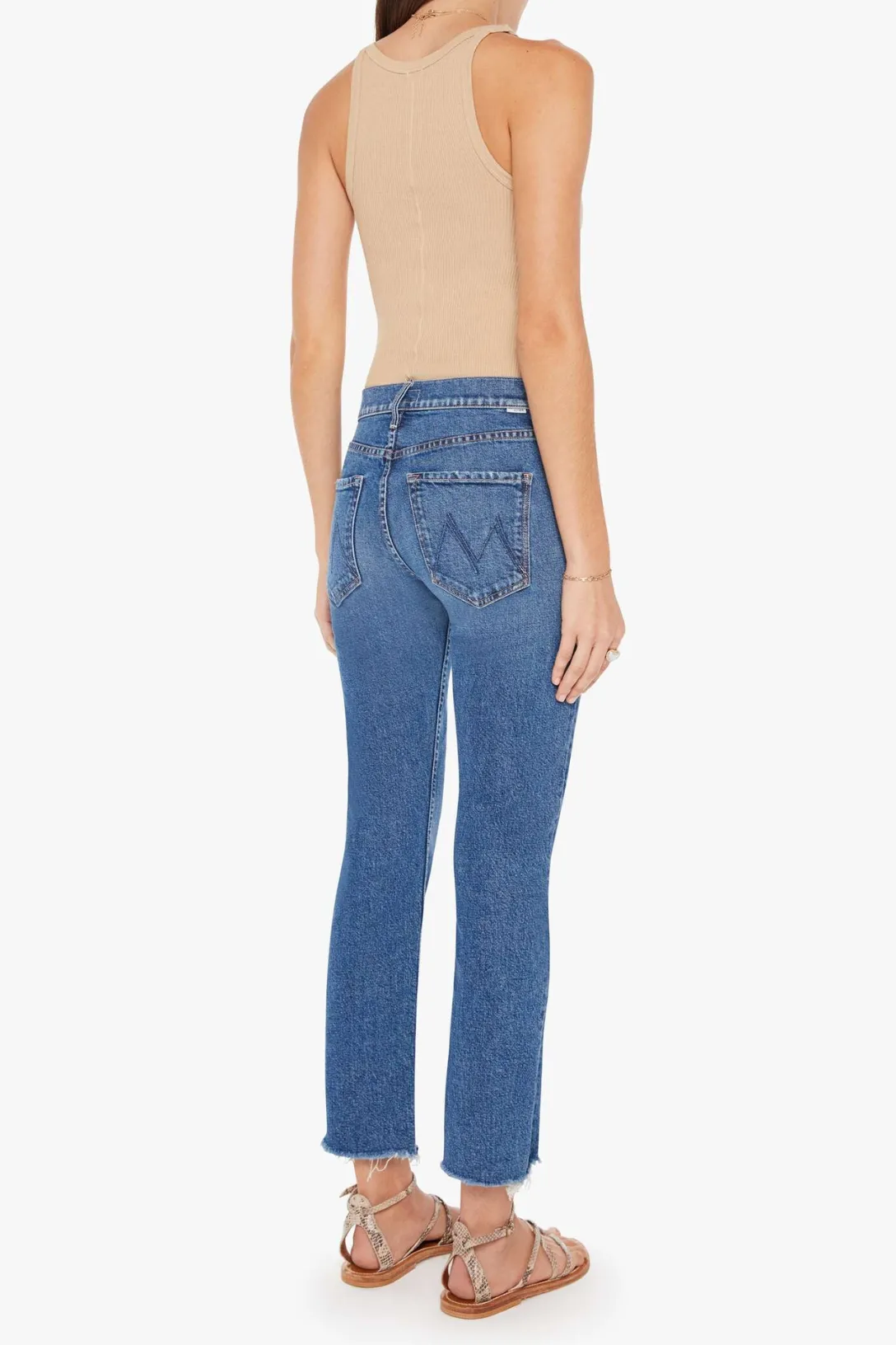 The Mid Rise Rider Ankle Fray | Local Charm