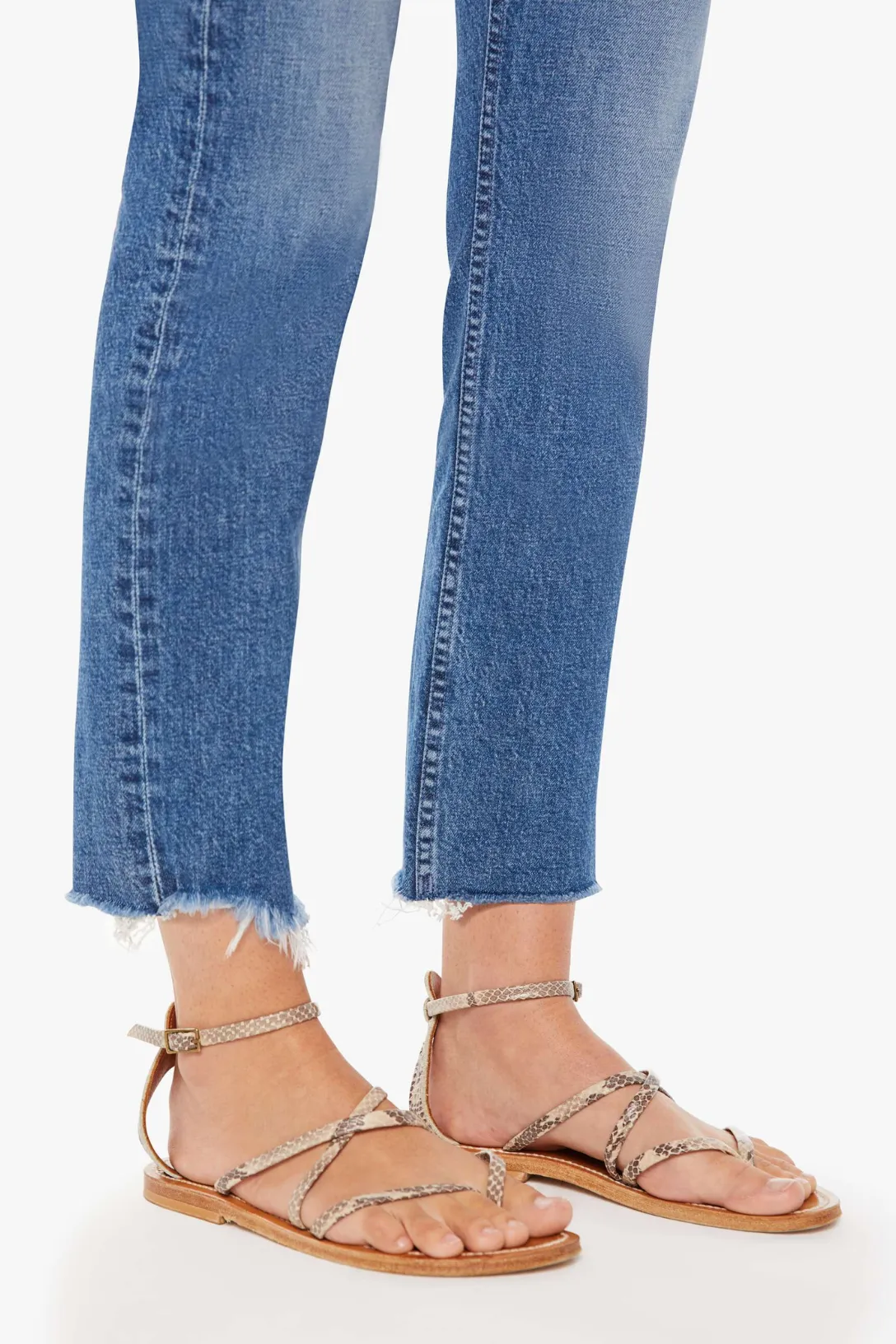 The Mid Rise Rider Ankle Fray | Local Charm