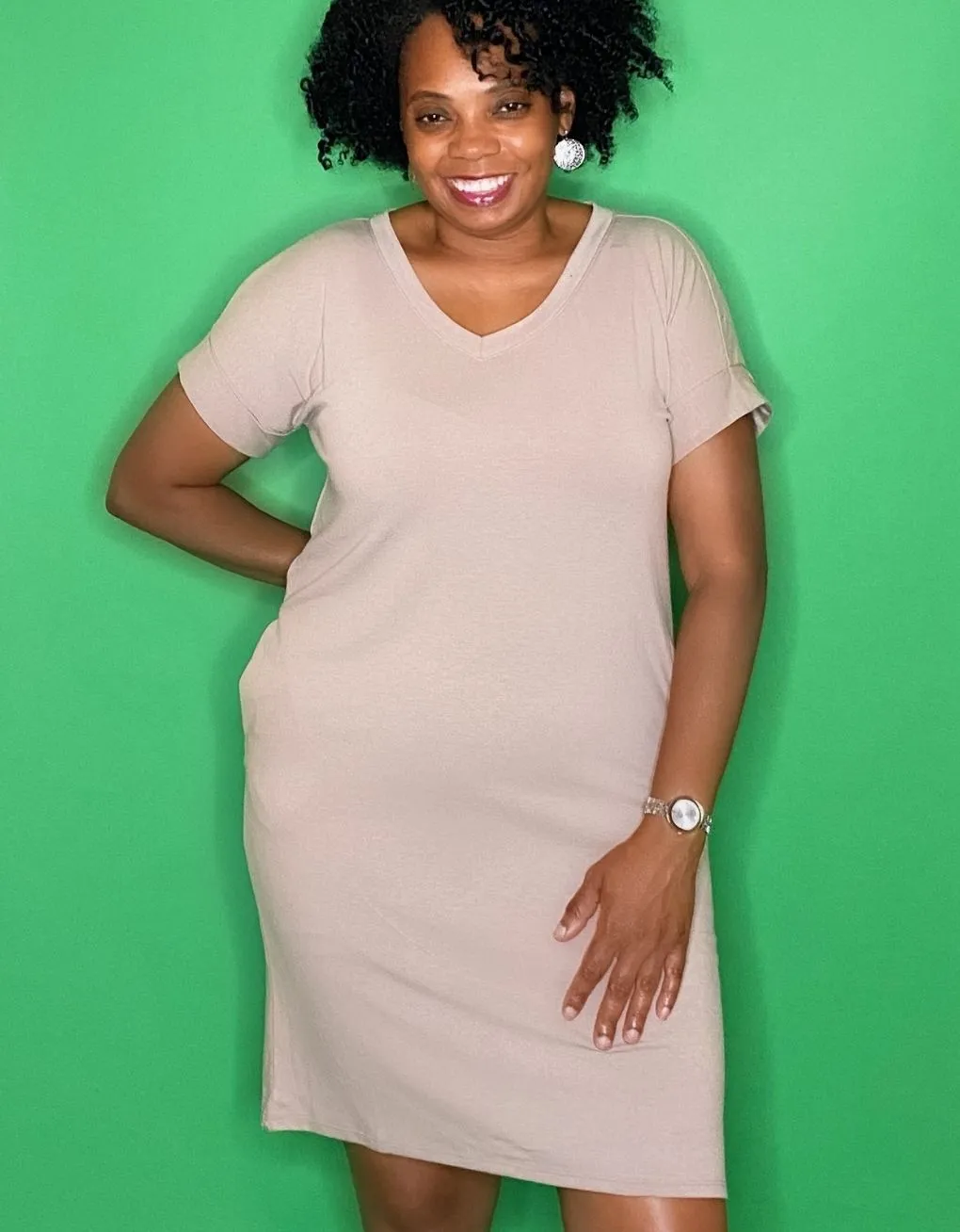 The Weekend Dress Ash Mocha