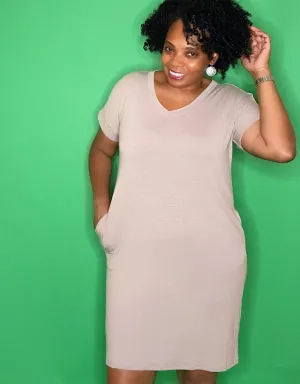 The Weekend Dress Ash Mocha