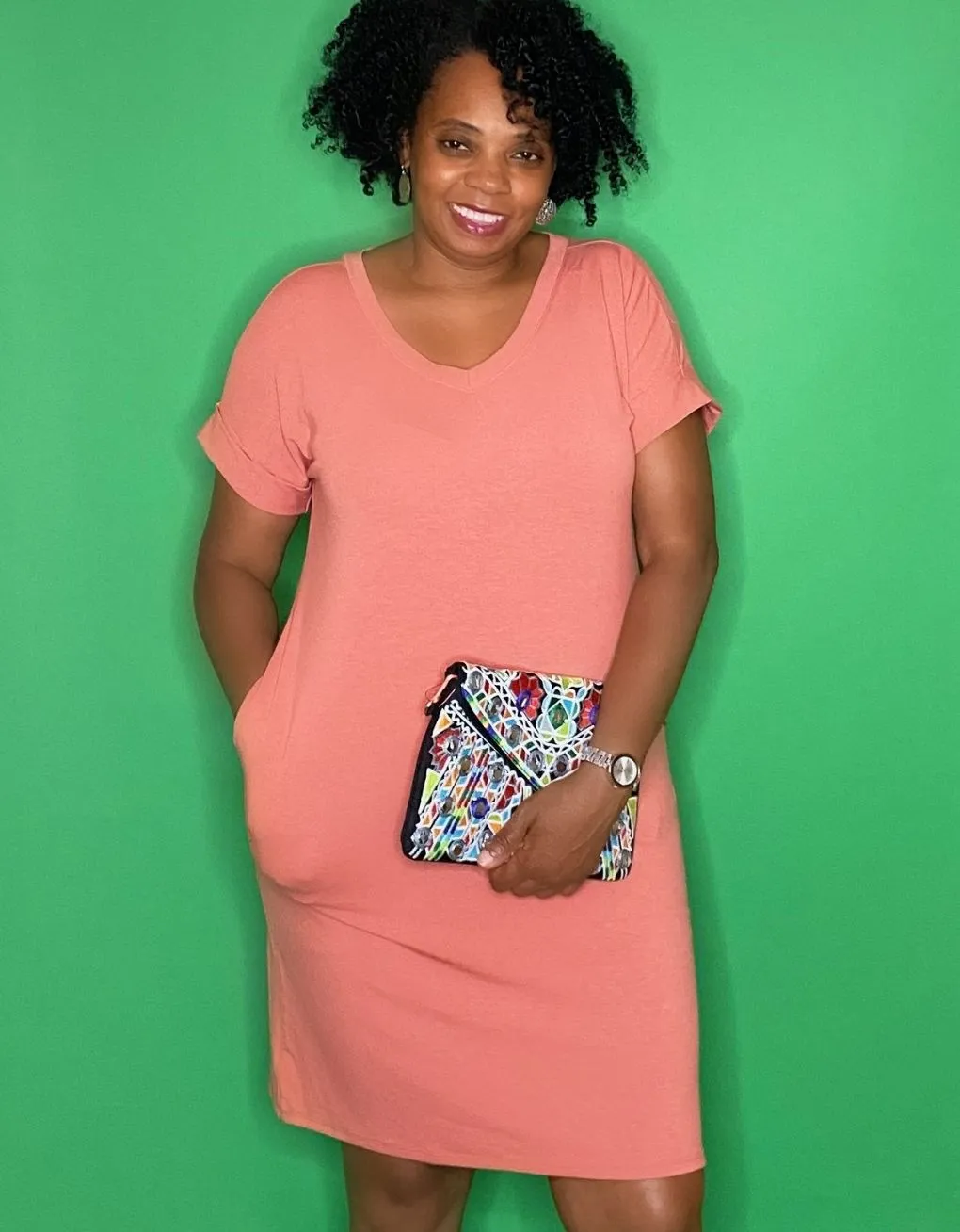 The Weekend Dress Ash Rose