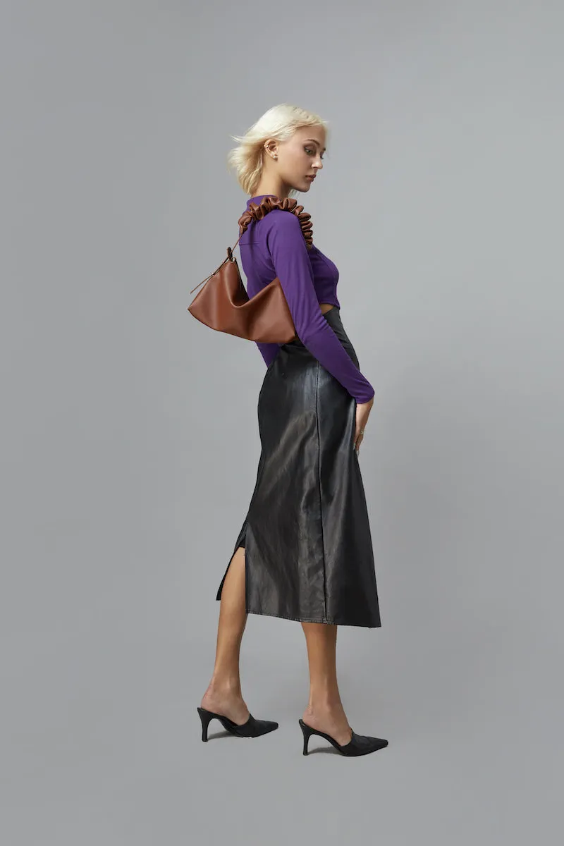 Túi xách M BAG màu xanh da trời (lớn)