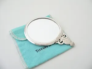 Tiffany & Co Silver Pineapple Handbag Bag Purse Mirror Vintage Love Gift Pouch