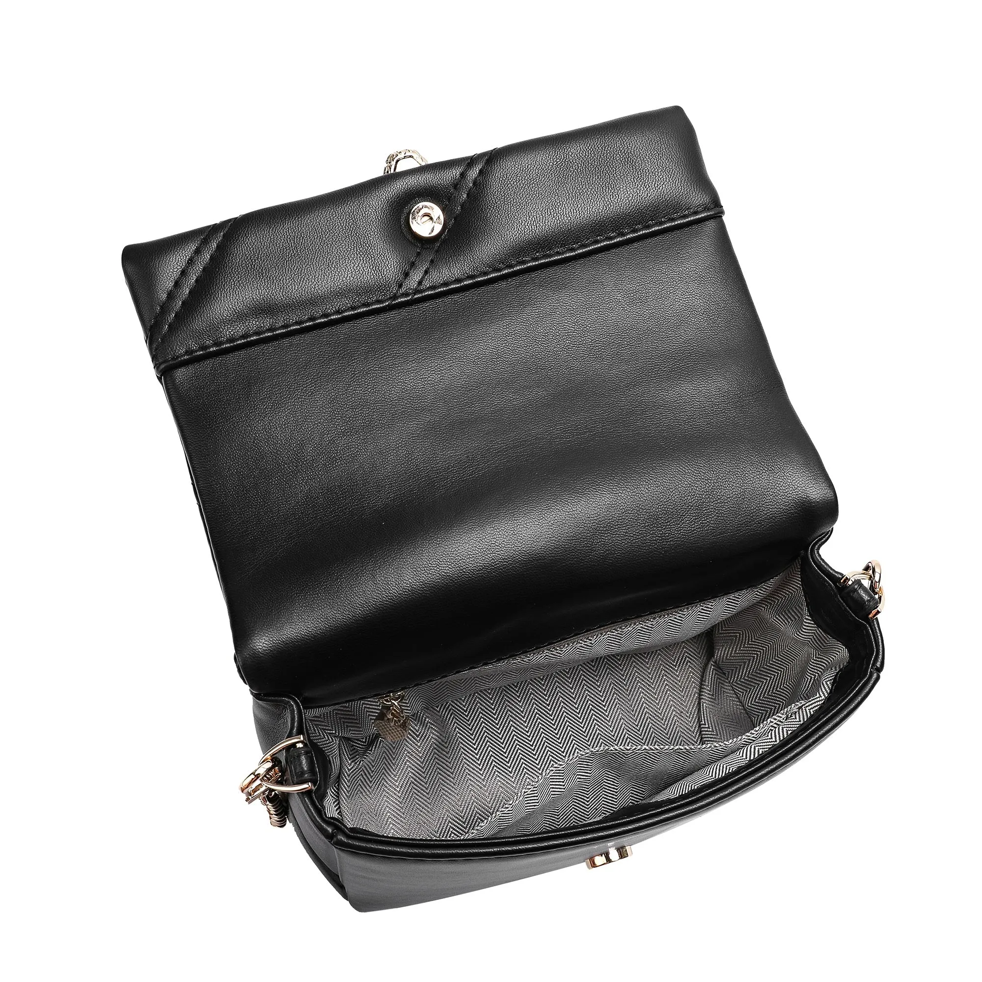 Tiffany & Fred Quilted Sheepskin Leather Crossbody