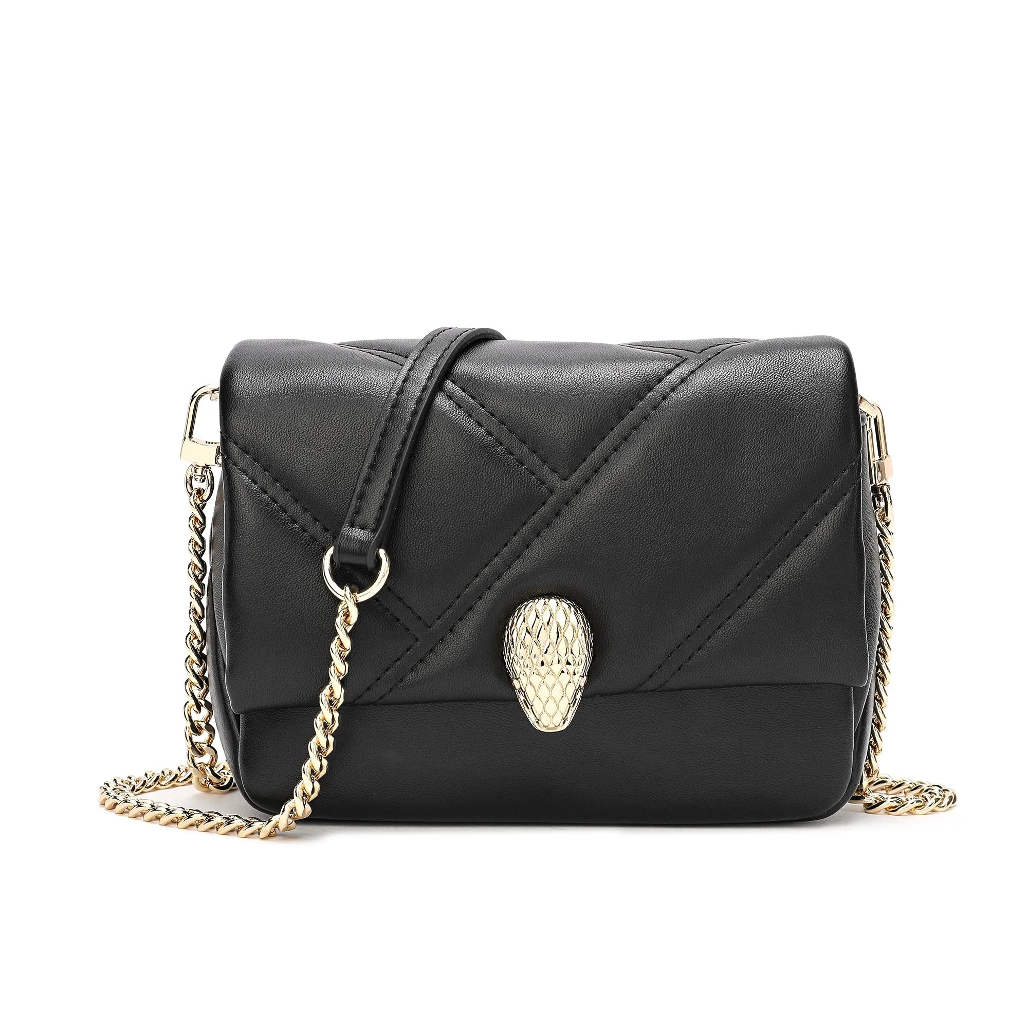Tiffany & Fred Quilted Sheepskin Leather Crossbody