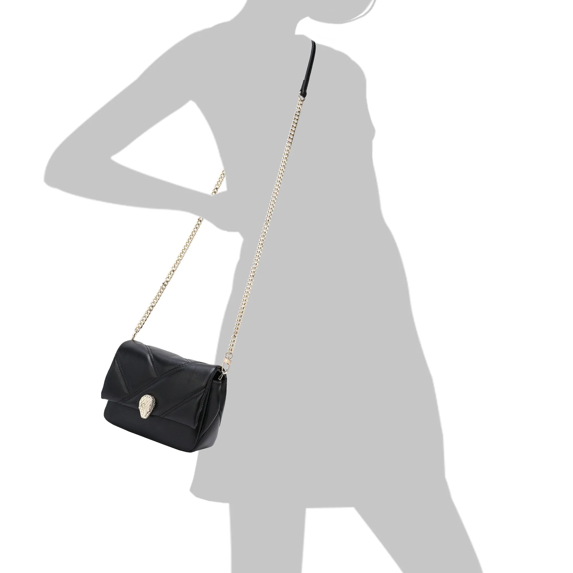 Tiffany & Fred Quilted Sheepskin Leather Crossbody