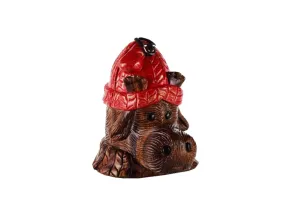 Timmy Woods Moose with Red Hat Bag
