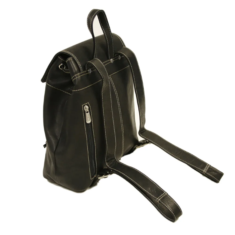 TOP FLAP DRAWSTRING BACKPACK