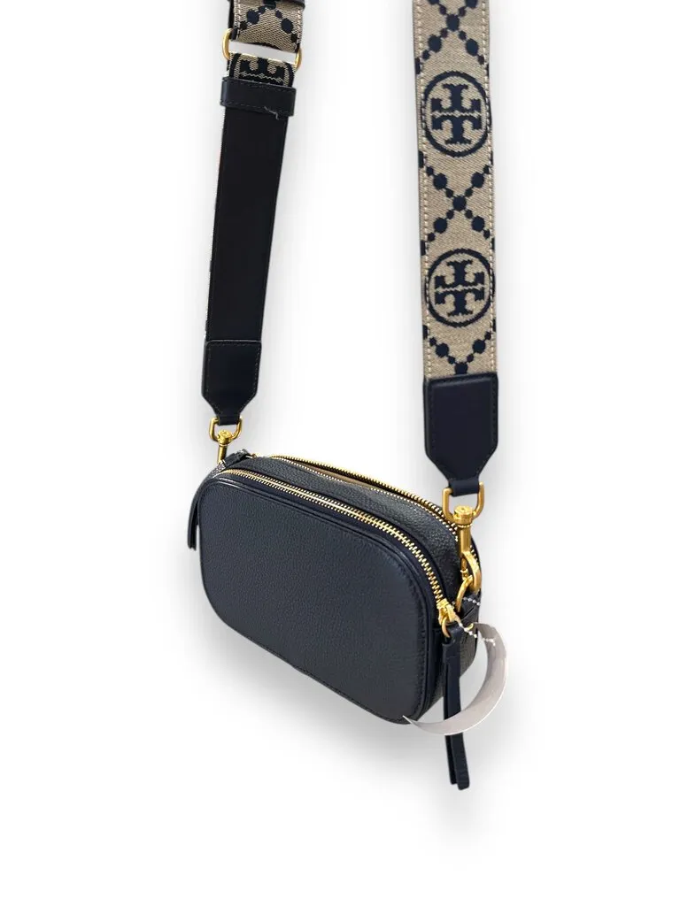 Tory Burch Mini Miller grained-leather crossbody bag