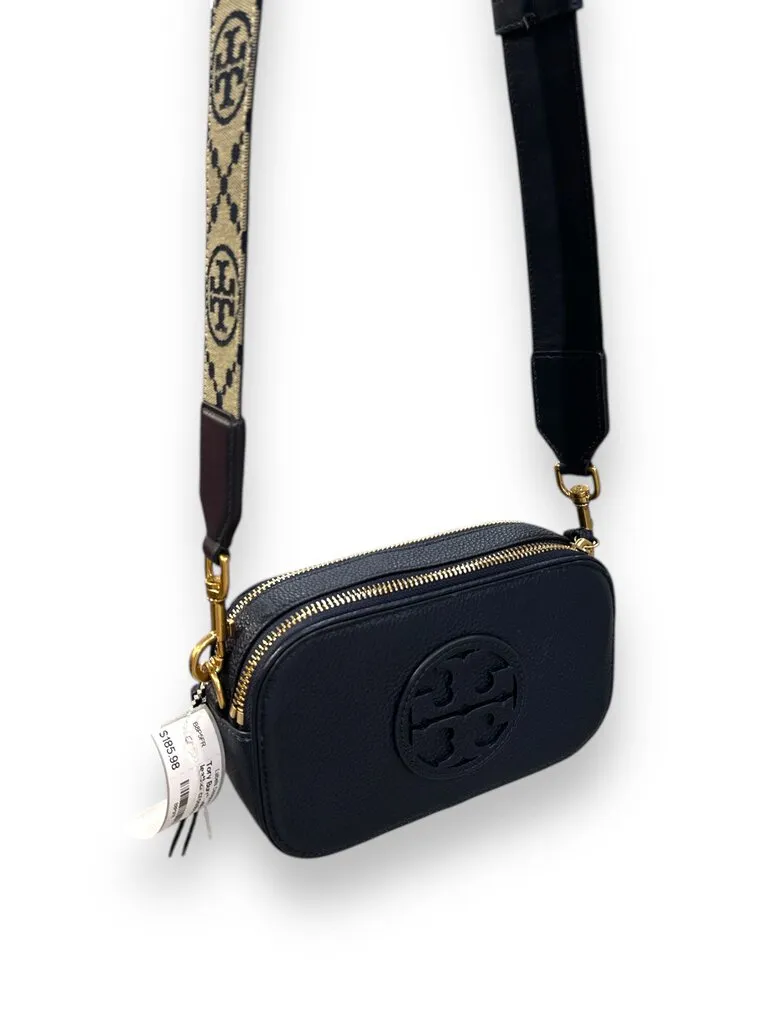 Tory Burch Mini Miller grained-leather crossbody bag