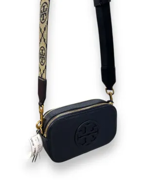 Tory Burch Mini Miller grained-leather crossbody bag